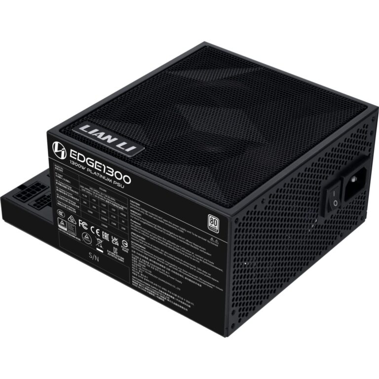 Lian Li EDGE EG1300 1300W Black, PC-Netzteil - EG1300 BLACK technikbar