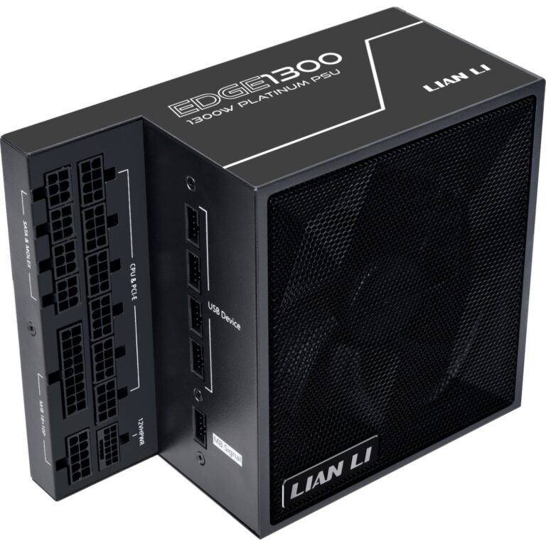 Lian Li EDGE EG1300 1300W Black, PC-Netzteil - EG1300 BLACK technikbar