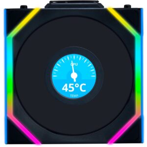 Lian Li UNI FAN SL120 LCD Wireless Reverse, Gehäuselüfter - LULI-097 technikbar