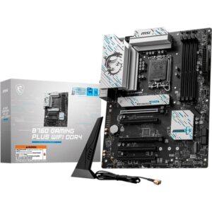 MSI B760 GAMING PLUS WIFI DDR4, Mainboard - 7D98-043R technikbar