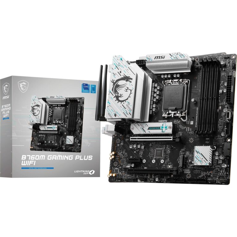 MSI B760M GAMING PLUS WIFI, Mainboard - 7D99-017R technikbar