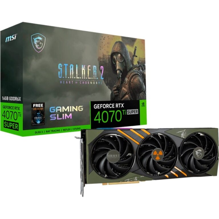 MSI GeForce RTX 4070 Ti SUPER 16G GAMING SLIM STALKER 2 EDITION, Grafikkarte