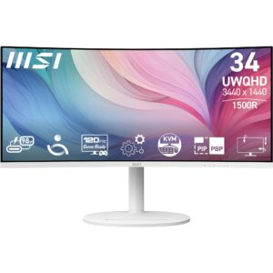 MSI Modern MD342CQPWDE, LED-Monitor - 9S6-3PC59H-013 technikbar