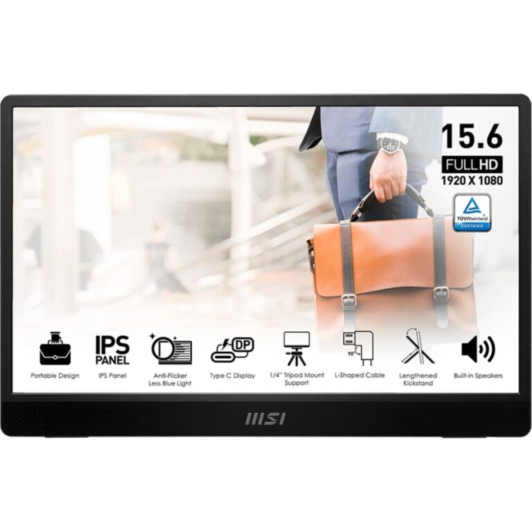 MSI PRO MP161DE E2, LED-Monitor - 9S6-3PB70H-021 technikbar