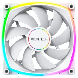 Montech AX140 PWM 140x140x25, Gehäuselüfter - AX140 PWM White technikbar