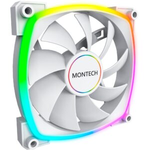 Montech AX140 PWM 140x140x25, Gehäuselüfter - AX140 PWM White technikbar