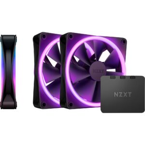 Nzxt F120 RGB DUO Triple 120x120x25, Gehäuselüfter - RF-D12TF-B1 technikbar