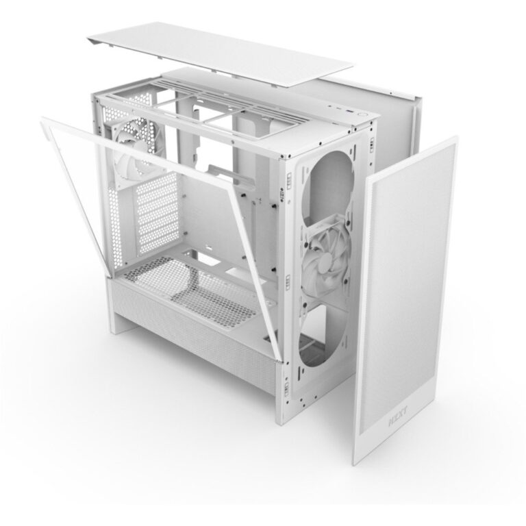 Nzxt H5 Flow ( 2024 ) , Tower-Gehäuse - CC-H52FW-01 technikbar