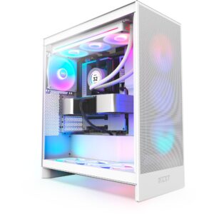 Nzxt H7 Flow RGB ( 2024 )  , Tower-Gehäuse - CM-H72FW-R1 technikbar