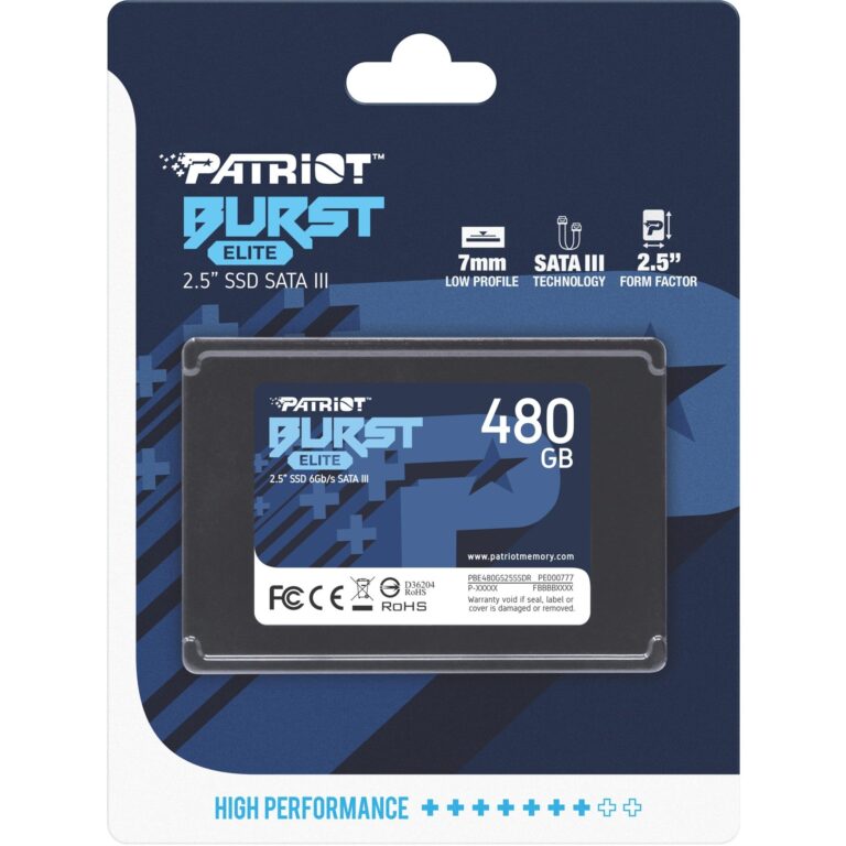 Patriot Burst Elite 480 GB, SSD - PBE480GS25SSDR technikbar