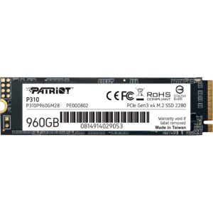 Patriot P310 960 GB, SSD - P310P960GM28 technikbar