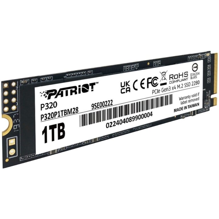 Patriot P320 1 TB, SSD - P320P1TBM28 technikbar