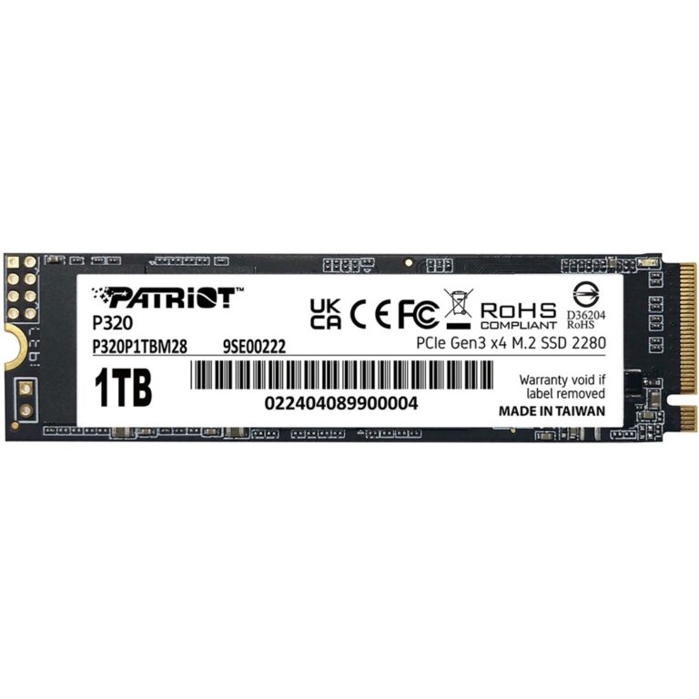 Patriot P320 1 TB, SSD - P320P1TBM28 technikbar