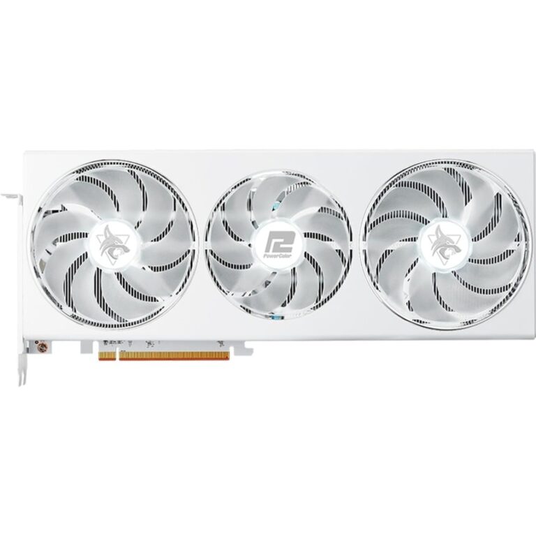 Powercolor Radeon RX 7800 XT Hellhound Spectral White 16GB OC, Grafikkarte