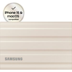 Samsung Portable SSD T7 Shield 2 TB, Externe SSD - MU-PE2T0K/EU technikbar