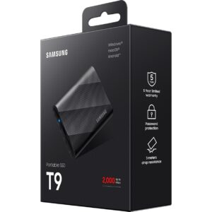 Samsung Portable SSD T9 2 TB, Externe SSD - MU-PG2T0B/EU technikbar