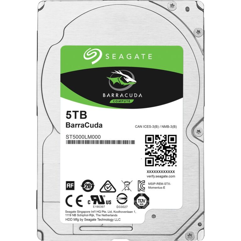Seagate BarraCuda 5 TB, Festplatte - ST5000LM000 technikbar
