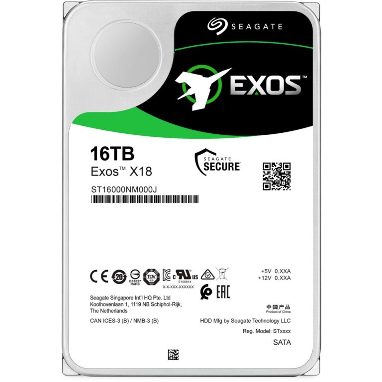 Seagate Exos X18 16 TB, Festplatte - ST16000NM000J technikbar