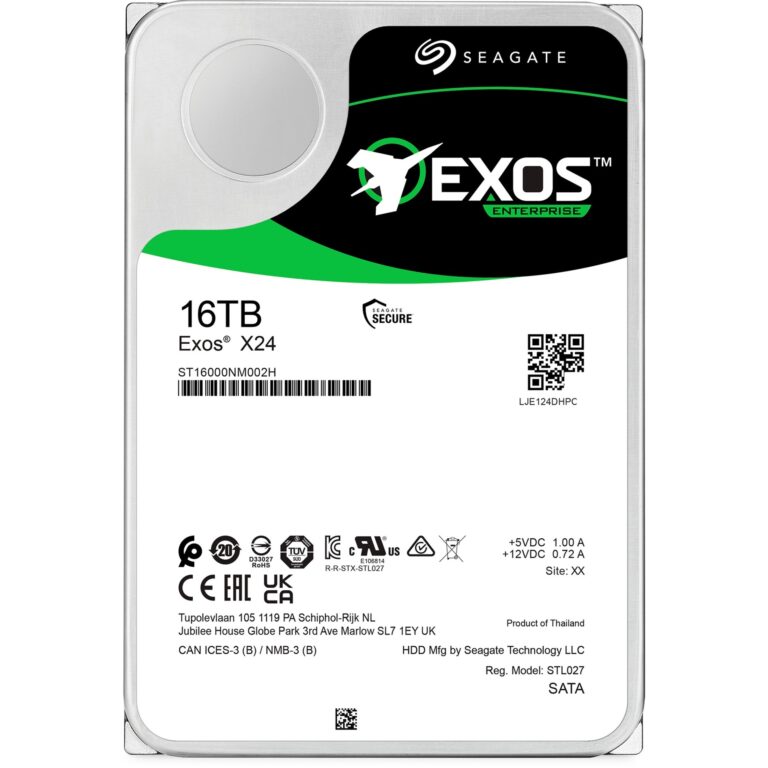 Seagate Exos X24 16 TB, Festplatte - ST16000NM002H technikbar