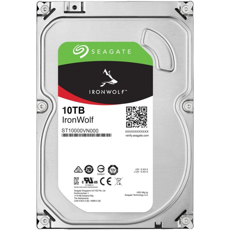 Seagate IronWolf NAS 10 TB CMR , Festplatte - ST10000VN000 technikbar