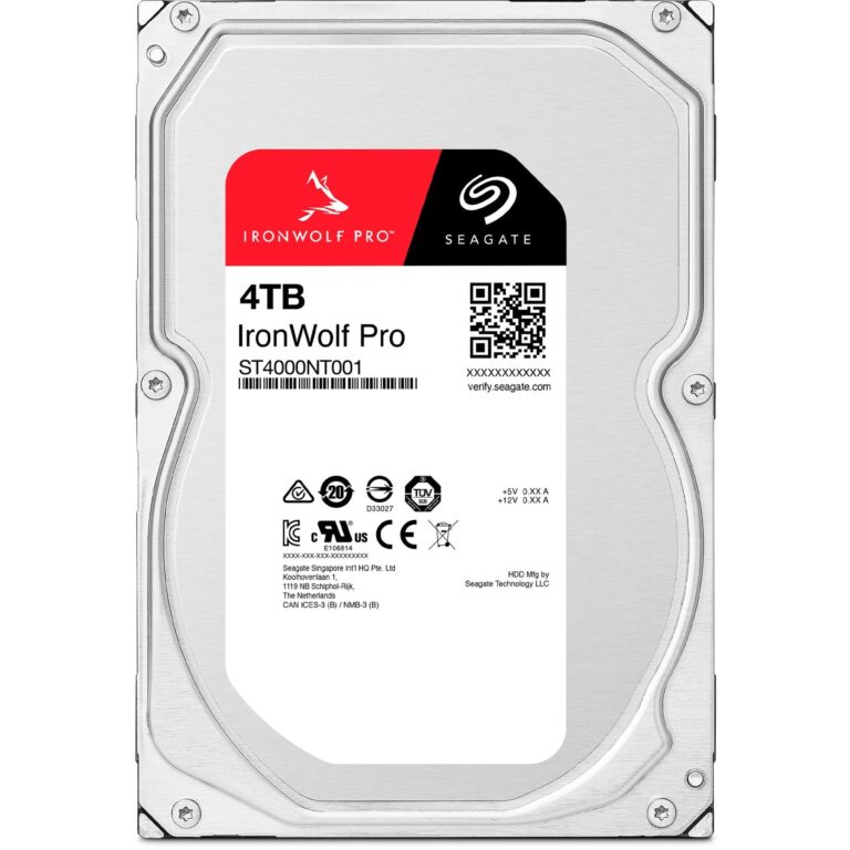Seagate IronWolf Pro NAS 4 TB CMR, Festplatte - ST4000NT001 technikbar