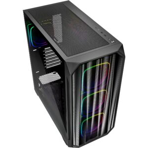 Sharkoon AK5M RGB , Tower-Gehäuse technikbar