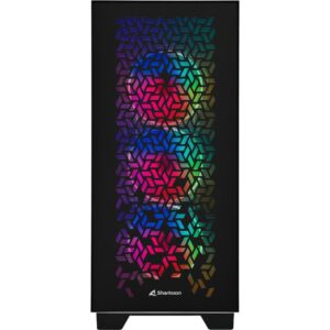 Sharkoon ELITE SHARK CA300H Black, Big-Tower-Gehäuse technikbar