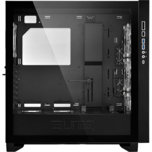 Sharkoon ELITE SHARK CA300H Black, Big-Tower-Gehäuse technikbar