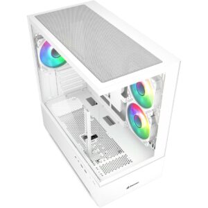 Sharkoon MK6 RGB , Tower-Gehäuse technikbar