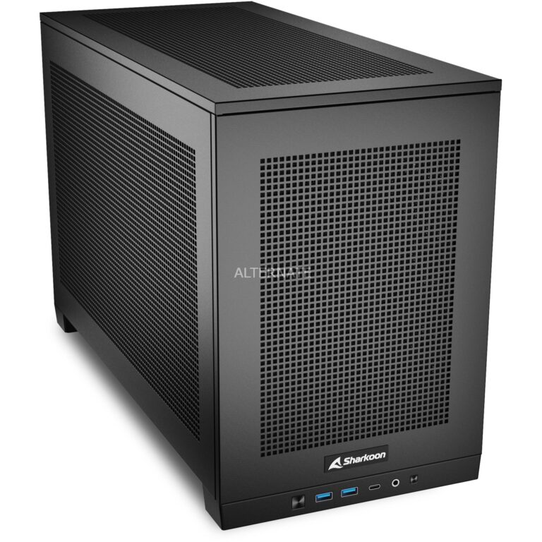 Sharkoon REBEL C20 ITX, Tower-Gehäuse technikbar