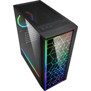 Sharkoon RGB LIT 100, Tower-Gehäuse technikbar