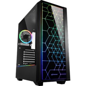 Sharkoon RGB LIT 100, Tower-Gehäuse technikbar