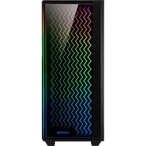 Sharkoon RGB LIT 200, Tower-Gehäuse technikbar