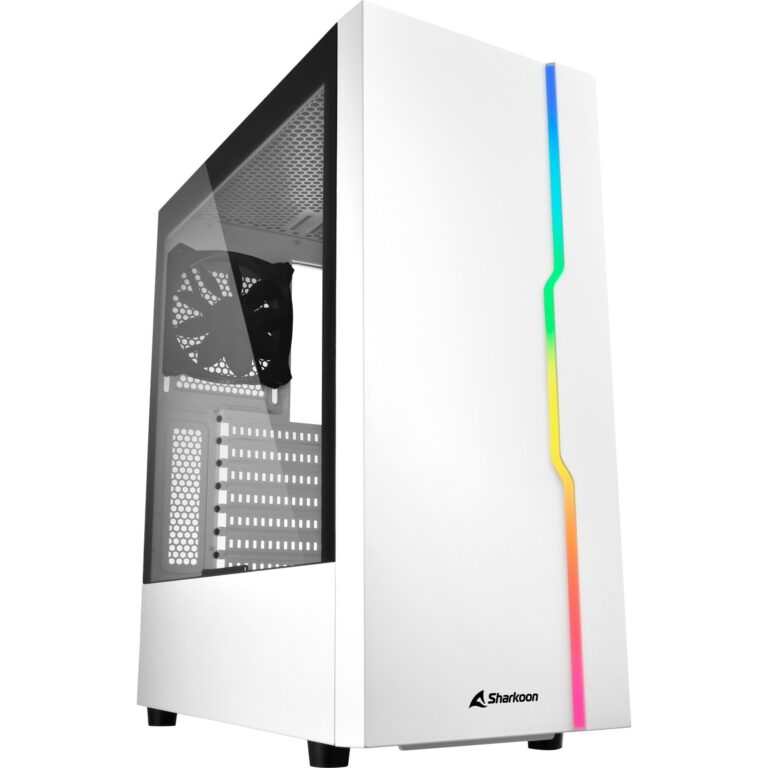 Sharkoon RGB SLIDER White, Tower-Gehäuse