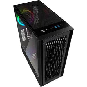 Sharkoon RGB WAVE, Tower-Gehäuse technikbar