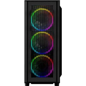 Sharkoon RGB WAVE, Tower-Gehäuse technikbar