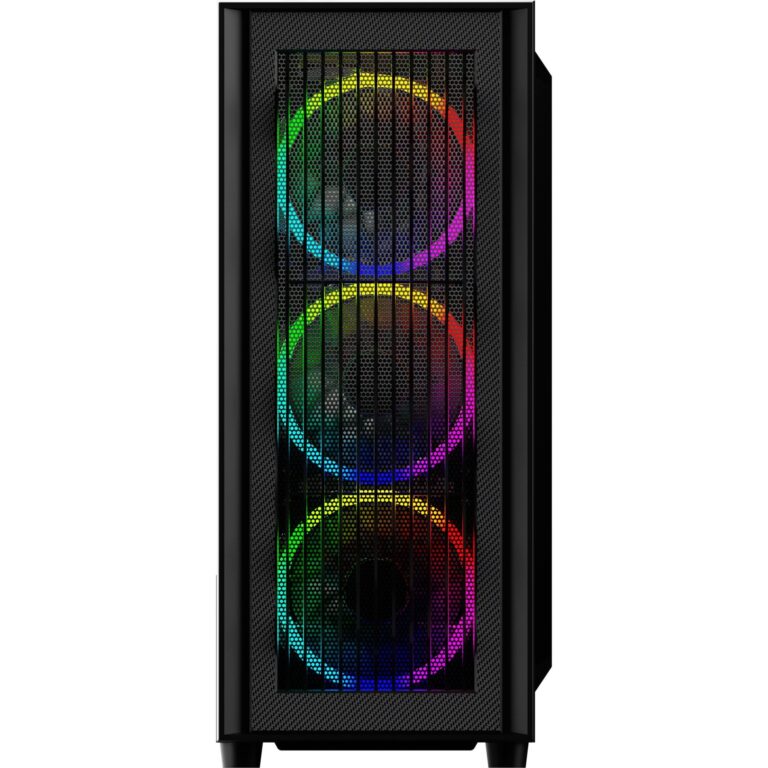 Sharkoon RGB WAVE, Tower-Gehäuse technikbar