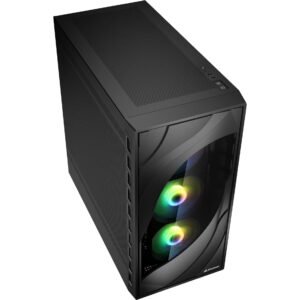 Sharkoon Rebel C80M RGB, Tower-Gehäuse technikbar