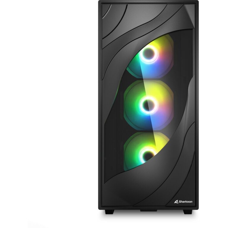 Sharkoon Rebel C80M RGB, Tower-Gehäuse technikbar