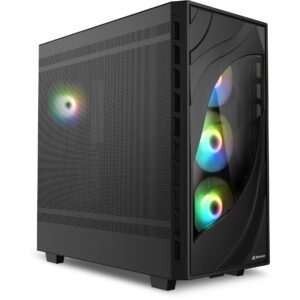 Sharkoon Rebel C80M RGB, Tower-Gehäuse technikbar