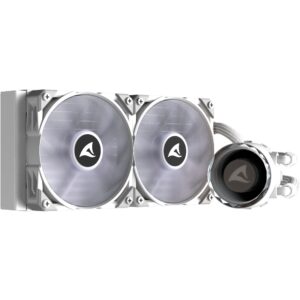 Sharkoon S80 RGB White AIO 240mm, Wasserkühlung technikbar