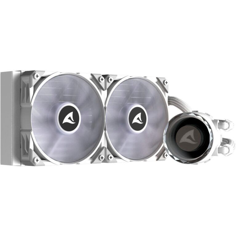 Sharkoon S80 RGB White AIO 240mm, Wasserkühlung technikbar