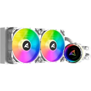 Sharkoon S80 RGB White AIO 240mm, Wasserkühlung technikbar