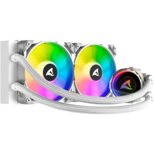 Sharkoon S80 RGB White AIO 240mm, Wasserkühlung technikbar