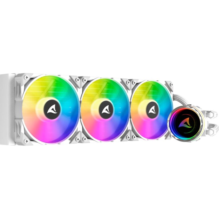 Sharkoon S90 RGB White AIO 360mm, Wasserkühlung technikbar
