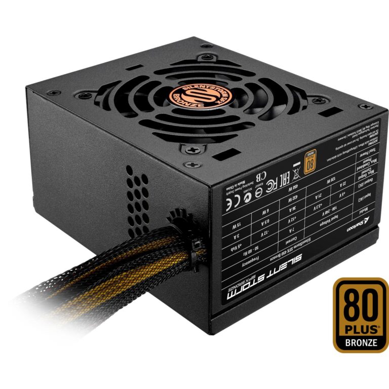 Sharkoon SilentStorm SFX Bronze 450W, PC-Netzteil