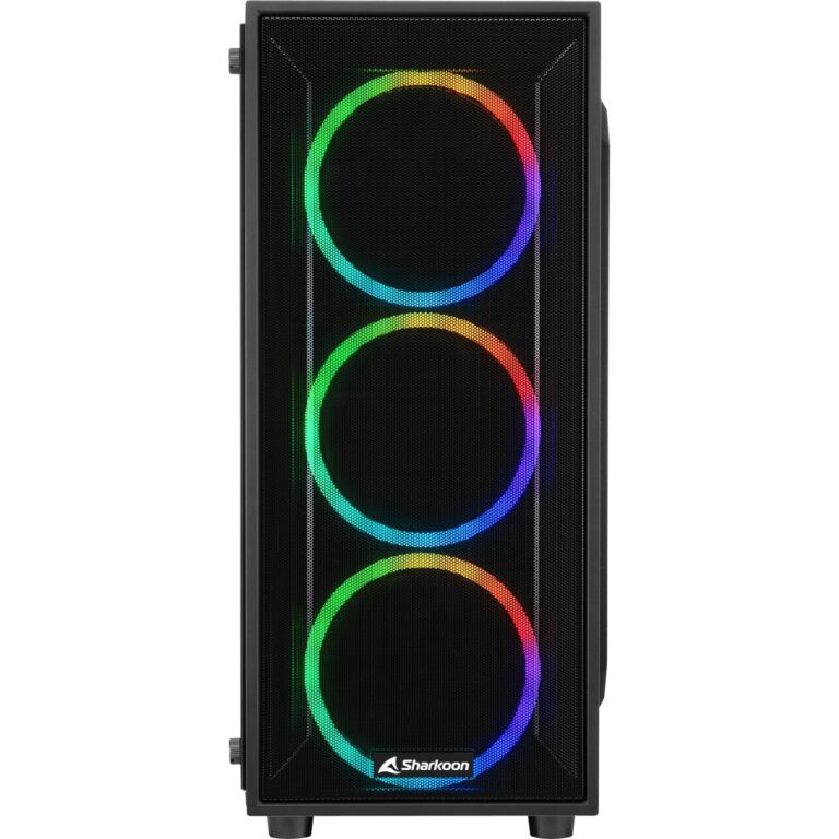 Sharkoon TG4M RGB, Tower-Gehäuse technikbar