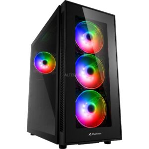 Sharkoon TG5 PRO RGB, Tower-Gehäuse technikbar