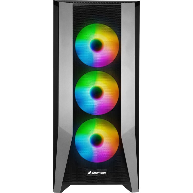 Sharkoon TG7M RGB, Tower-Gehäuse technikbar