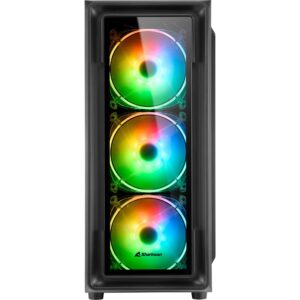 Sharkoon TK4 RGB, Tower-Gehäuse technikbar